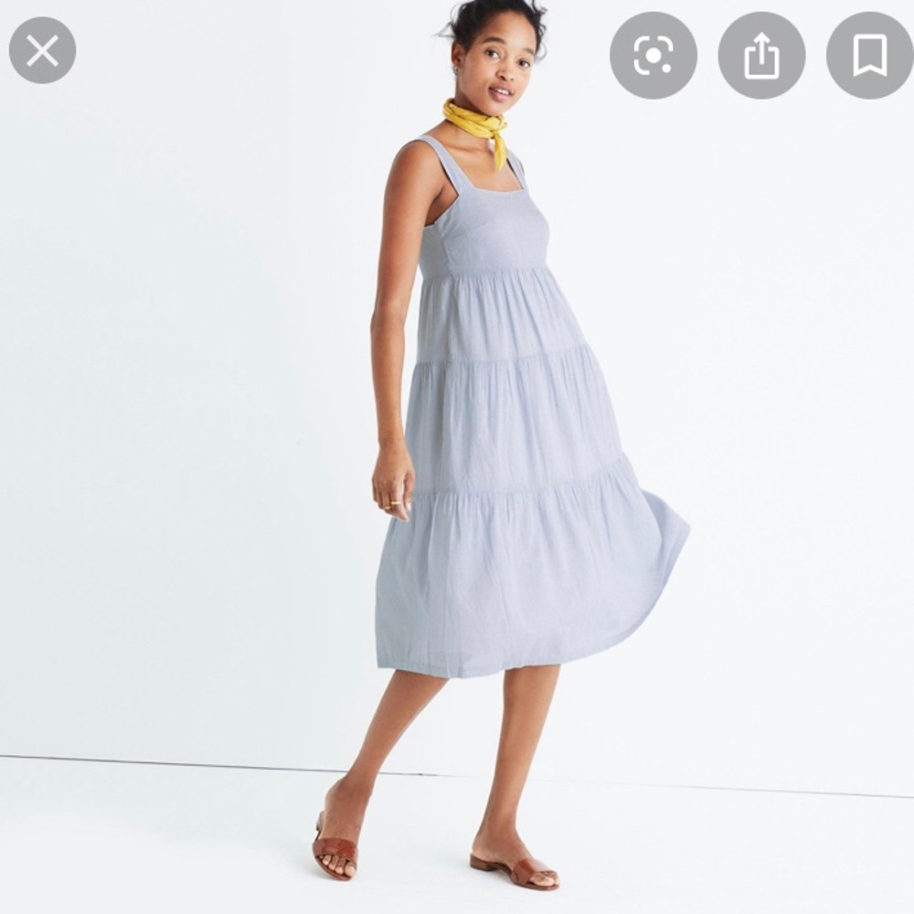 Madewell Striped Midi Dress